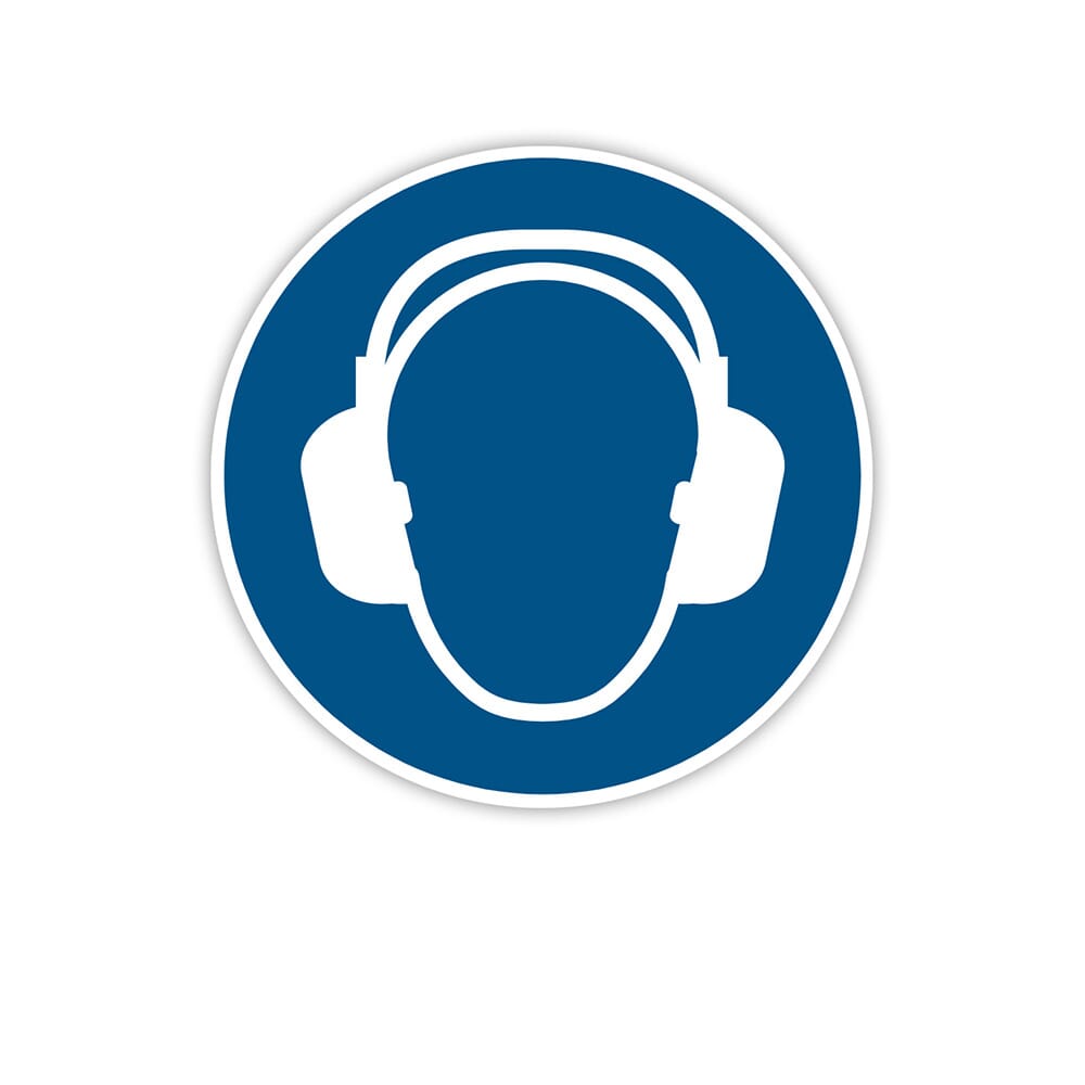 Gebotszeichen-Aufkleber