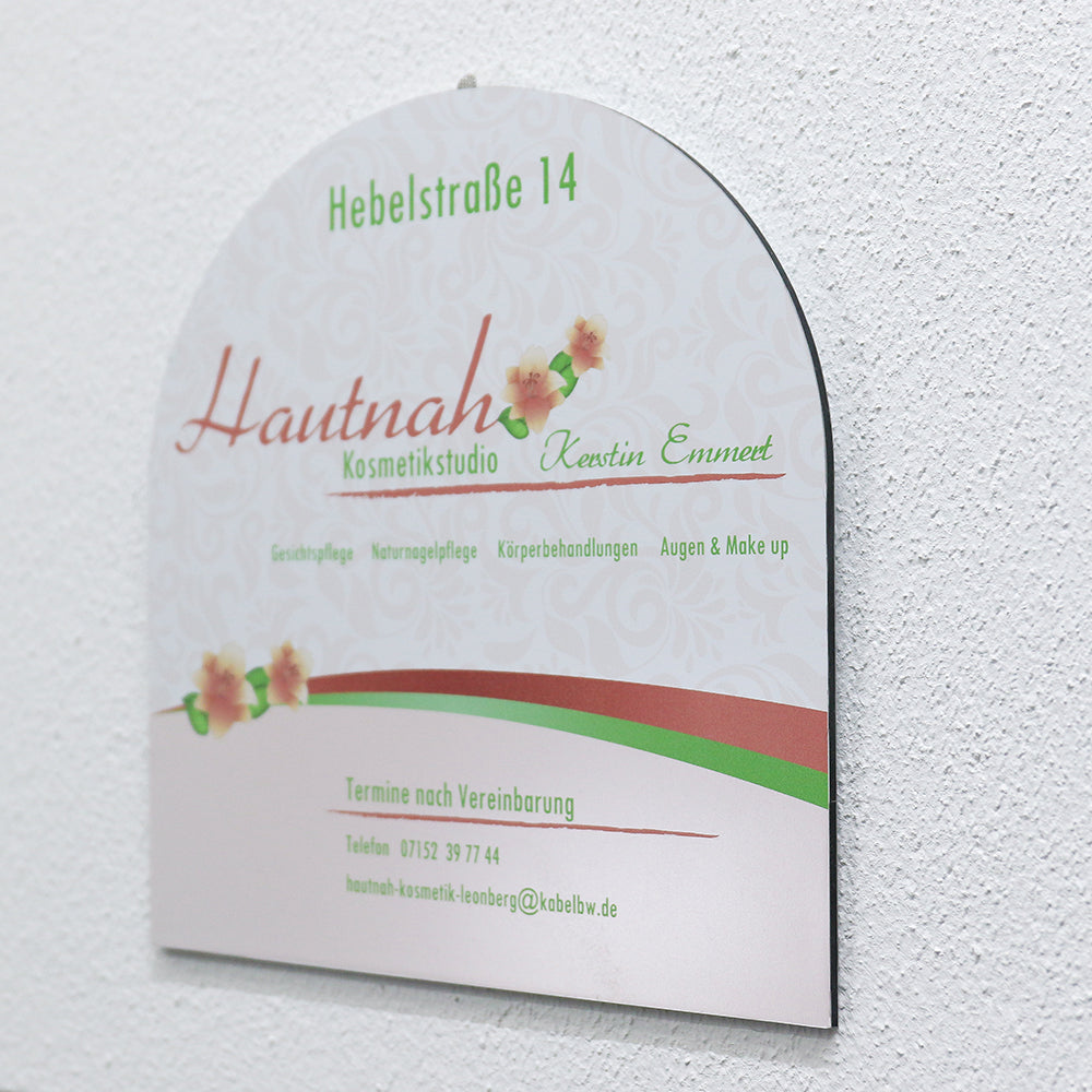 Schilder Alu Verbundplatten 3 mm - UV Direktdruck