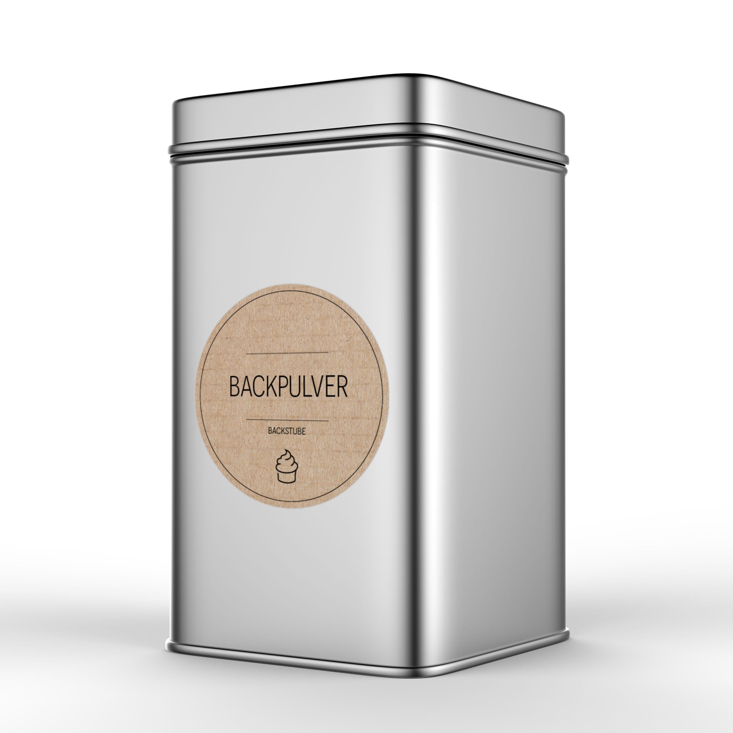 Back-Etiketten – Aufkleber für Backzutaten (Set mit 120 Aufklebern)