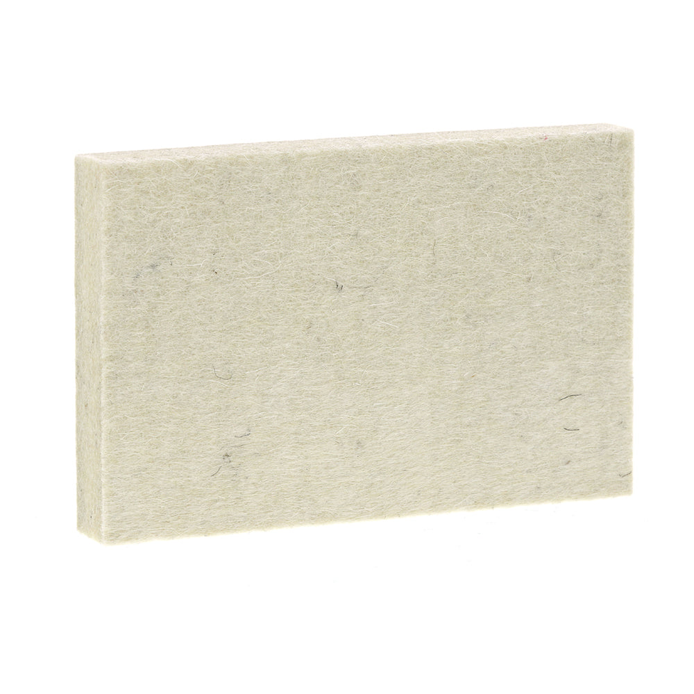 Filzrakel von GronalJET, handgeführtes Werkzeug zum gleichmäßigen Auftragen von Filzmaterial, mit Holzgriff und elastischer Klinge