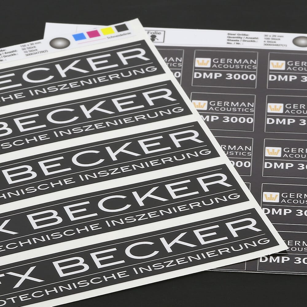 Vinyl Aufkleber – Folienaufkleber Standard - aufkleberdrucker.de