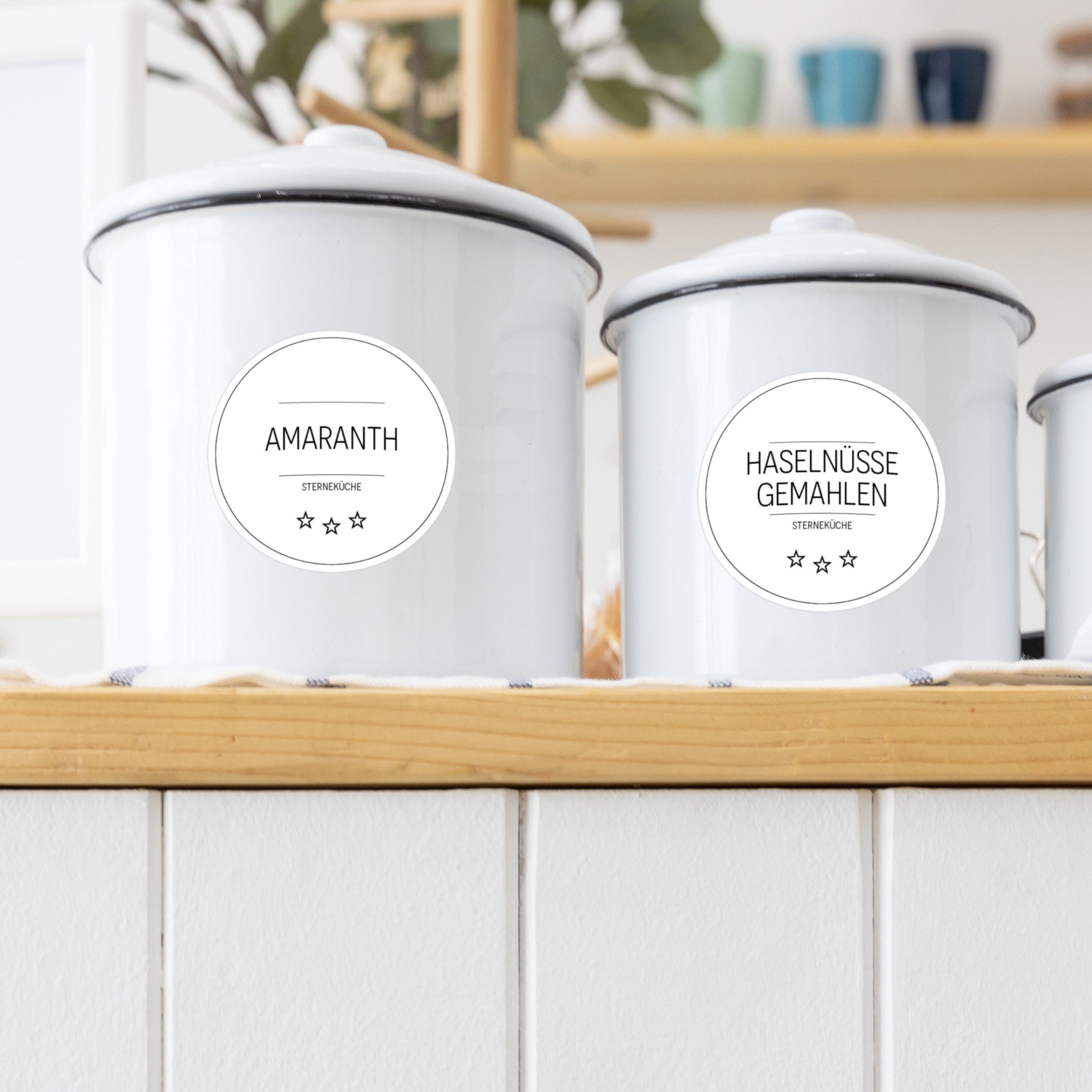 Sterneküche - Aufkleber für Profis - Etiketten für die Küche (Set mit 240 Aufklebern)