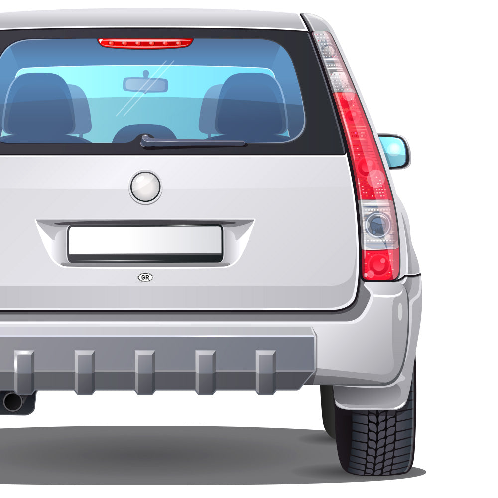 Autoaufkleber Länderkennzeichen - Griechenland (7 Stück - 200x300 mm)