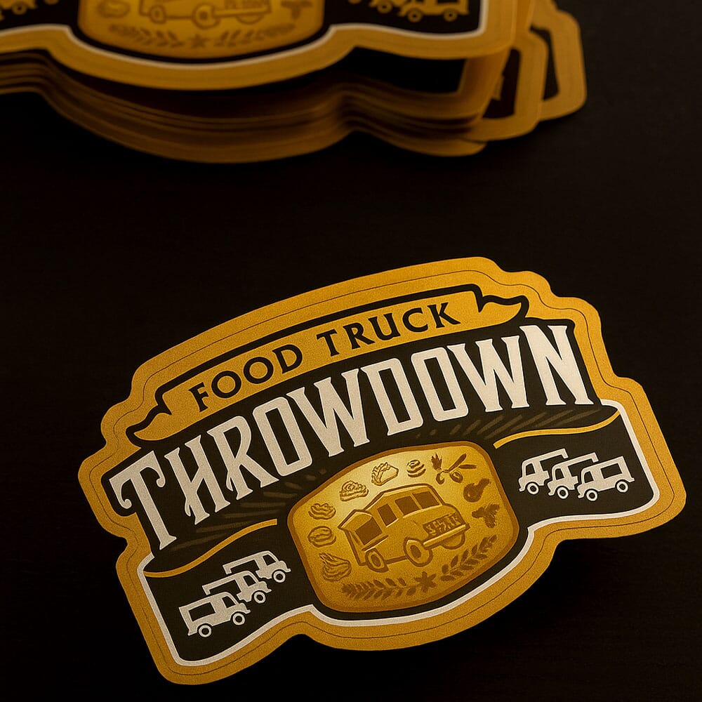 Metallic Aufkleber Gold - aufkleberdrucker.de