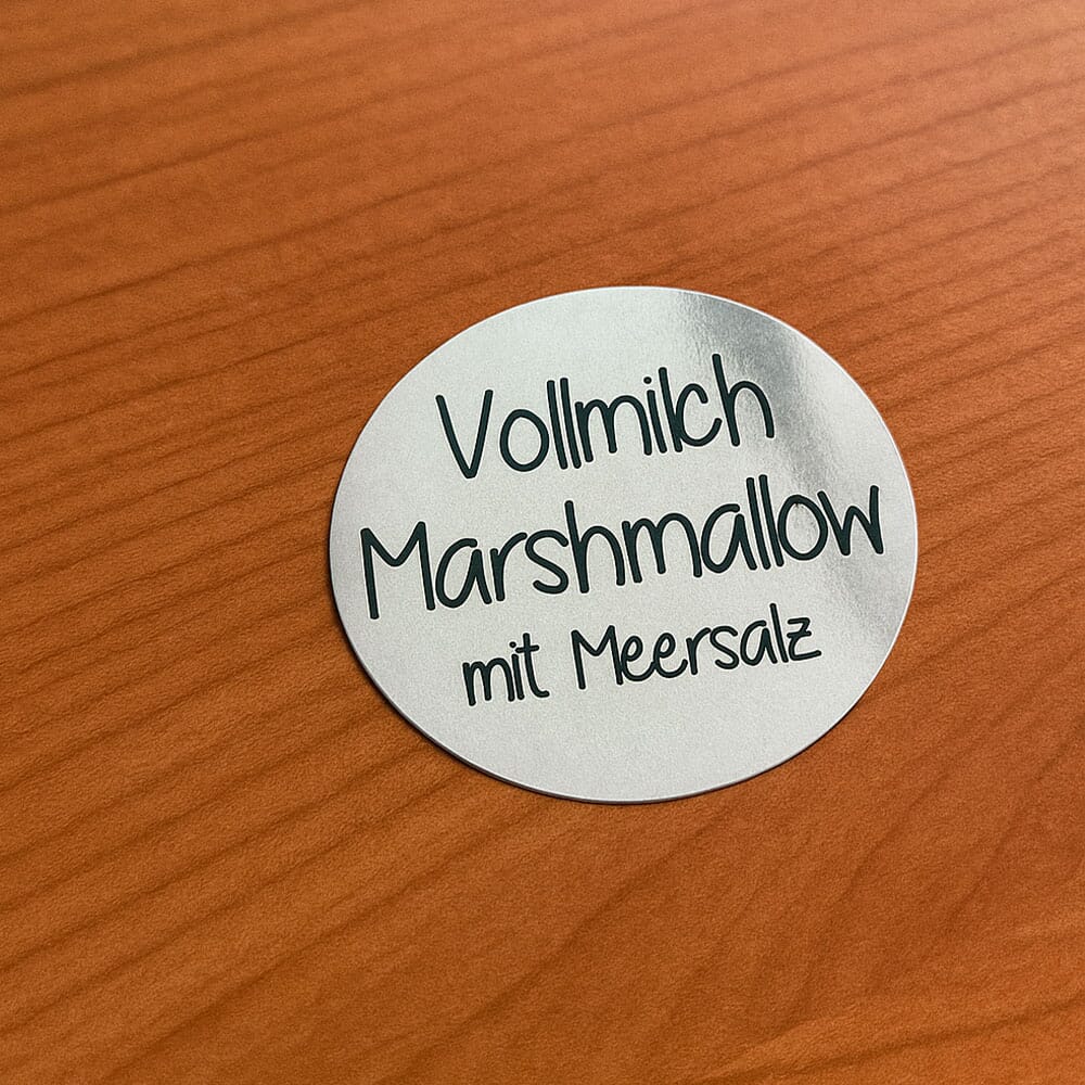 Metallic Aufkleber Silber – metallic Aufkleber - aufkleberdrucker.de