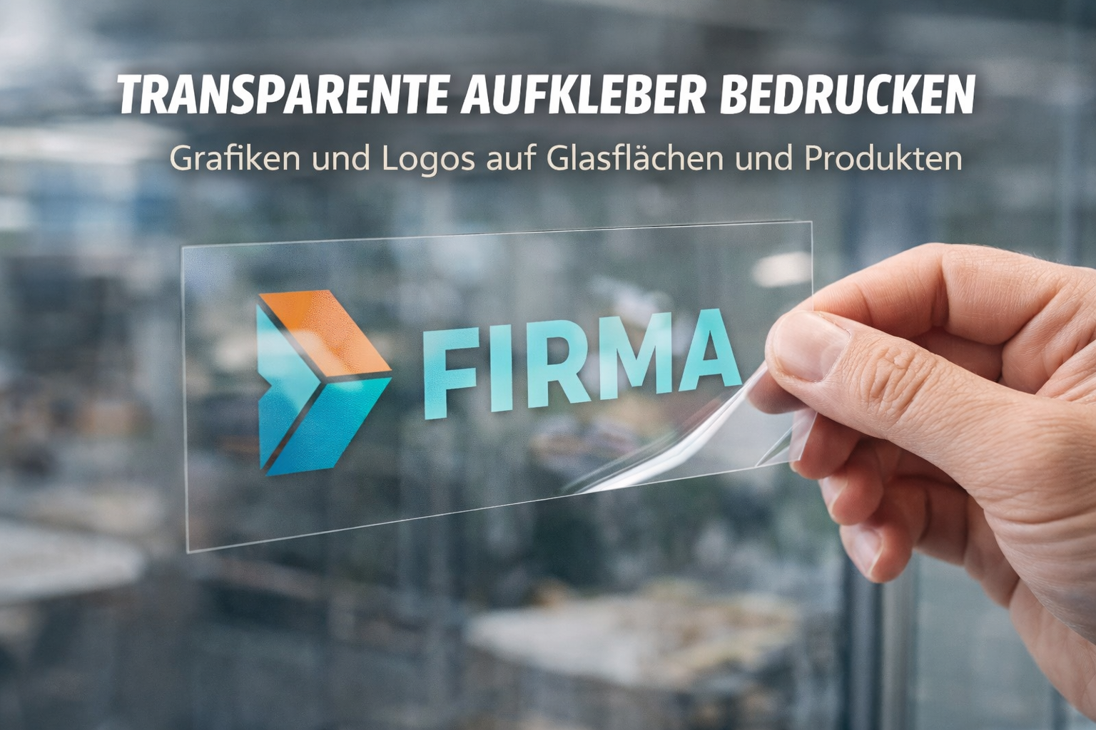 Transparente Vinyl-Aufkleber im Digitaldruck — Beispiele für Weißunterdruck und Hinterglas-Effekt, aufkleberdrucker.de