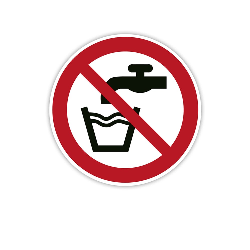 Verbotszeichen-Aufkleber