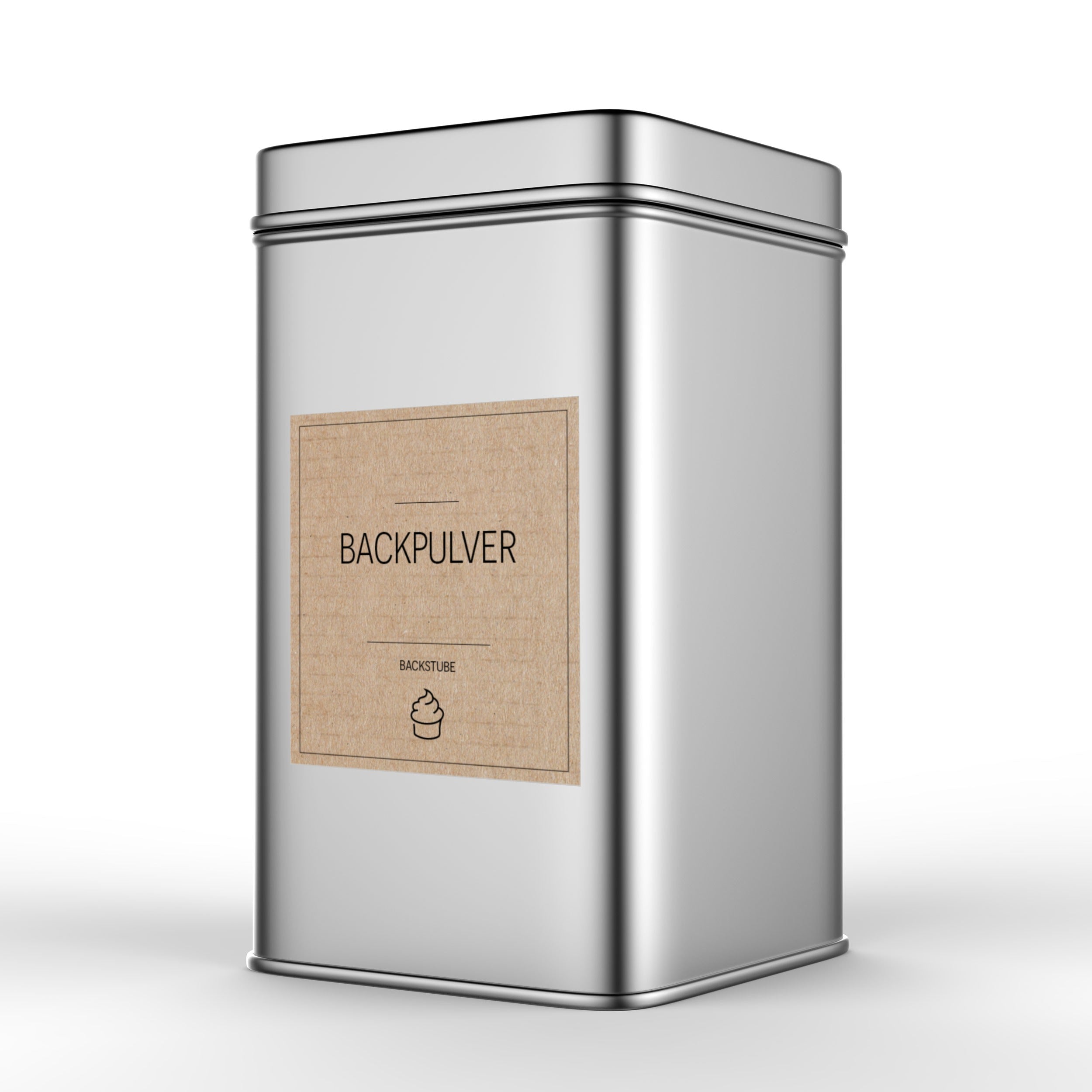 Back-Etiketten – Aufkleber für Backzutaten (Set mit 120 Aufklebern)