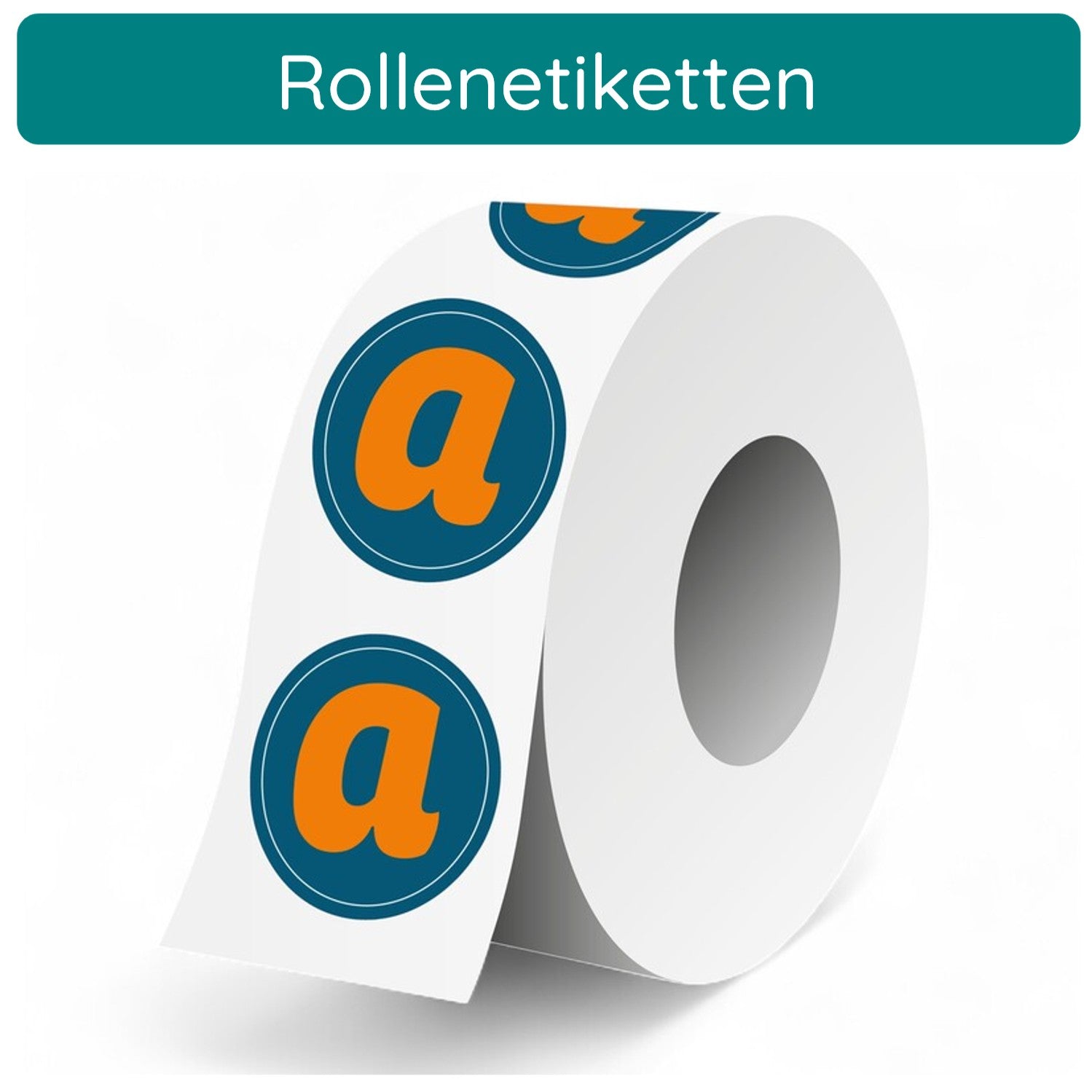 Bedruckte Haftpapier-Etiketten auf Rollen, Digitaldruck, aufkleberdrucker.de, für individuelle Etiketten und Versandaufkleber
