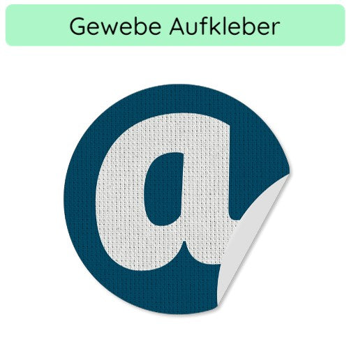 Textilaufkleber & Wäscheetiketten (Oberflächenmaterial matt) - aufkleberdrucker.de