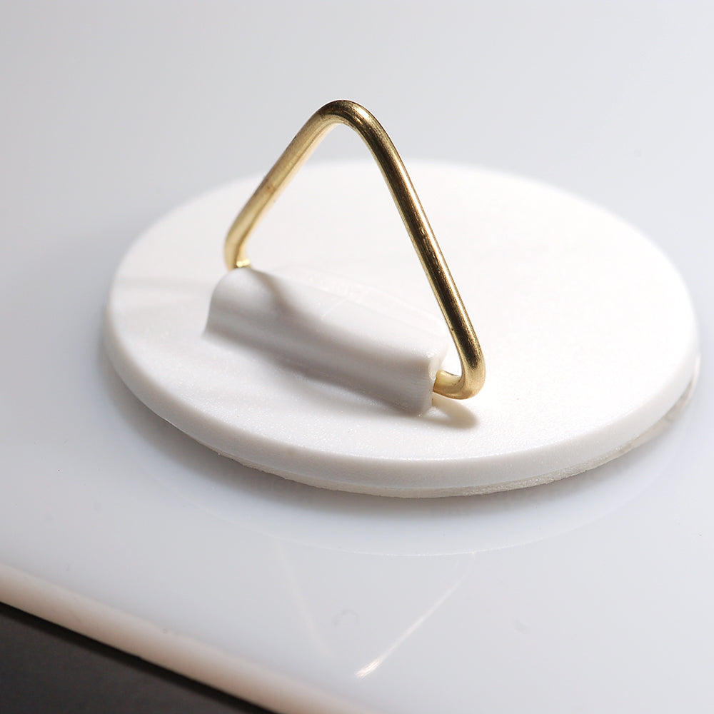 Klebeaufhänger aus Kunststoff Ø 60 mm bis 1,2 kg