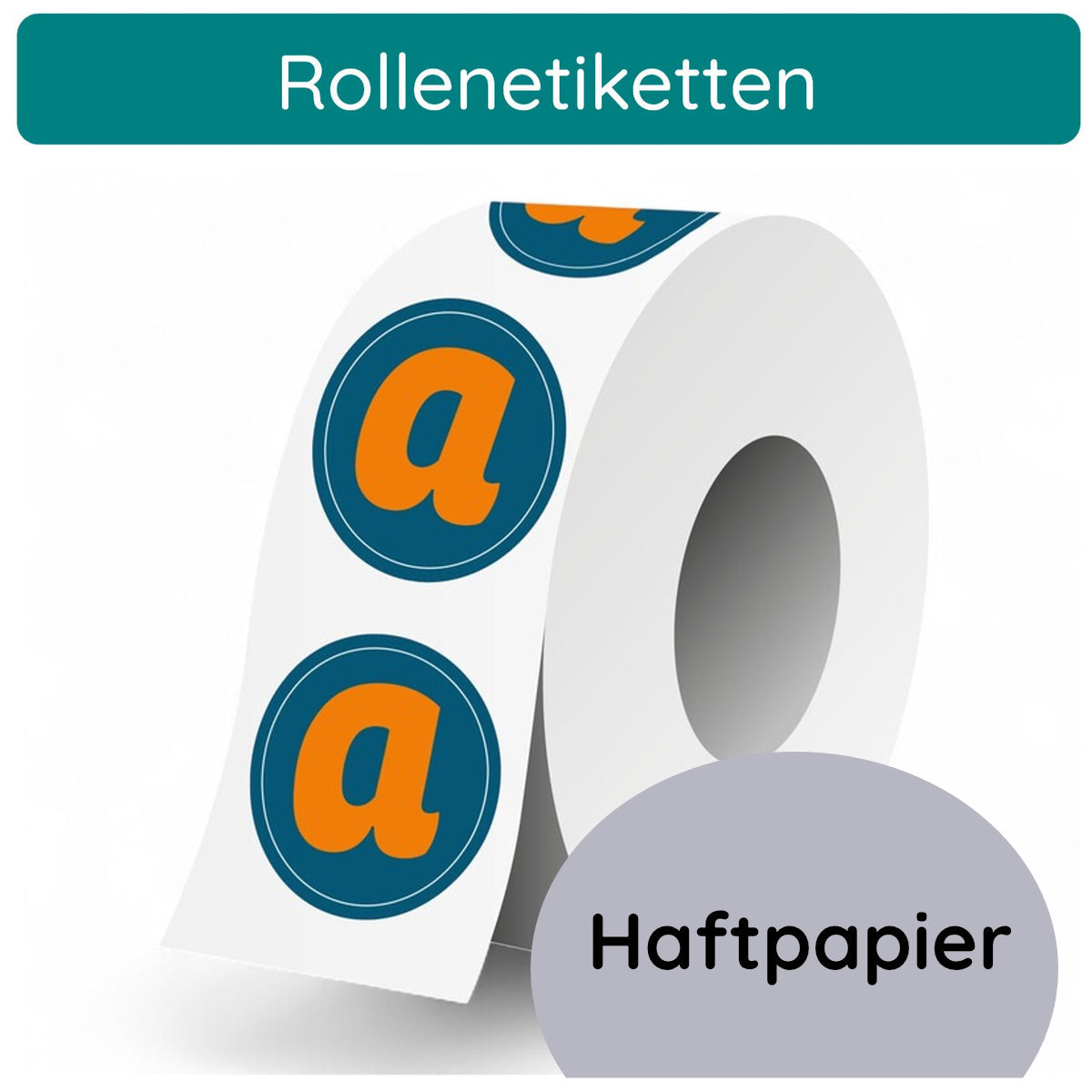 Bedruckte Haftpapier-Etiketten auf Rollen, digitale Druckrollenetiketten, für vielseitige Anwendungen, aufkleberdrucker.de