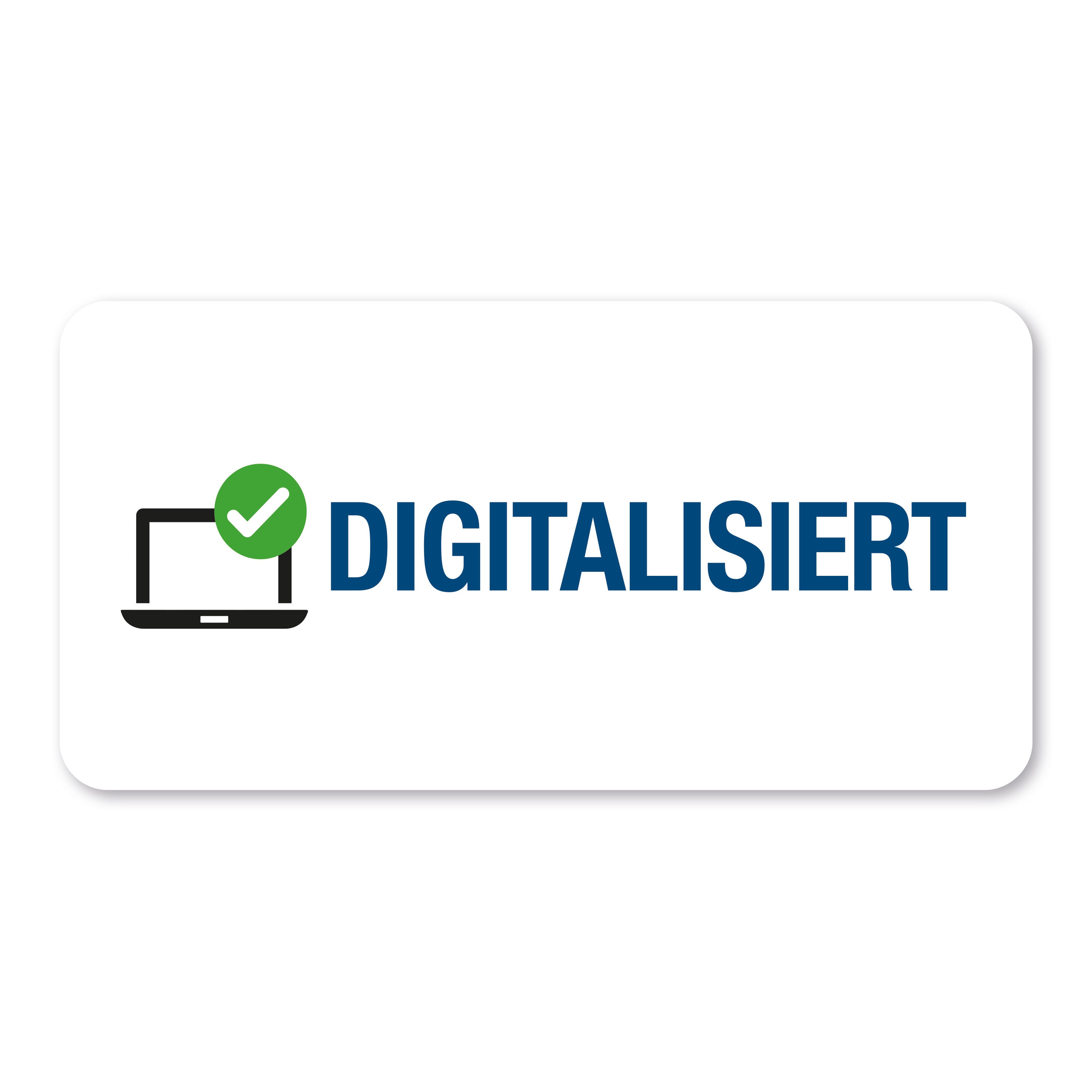 Digitalisierter Piktogramm-Aufkleber auf Rollen, 60x30 mm, 250 Stück, für Kennzeichnung und Organisation, aufkleberdrucker.de