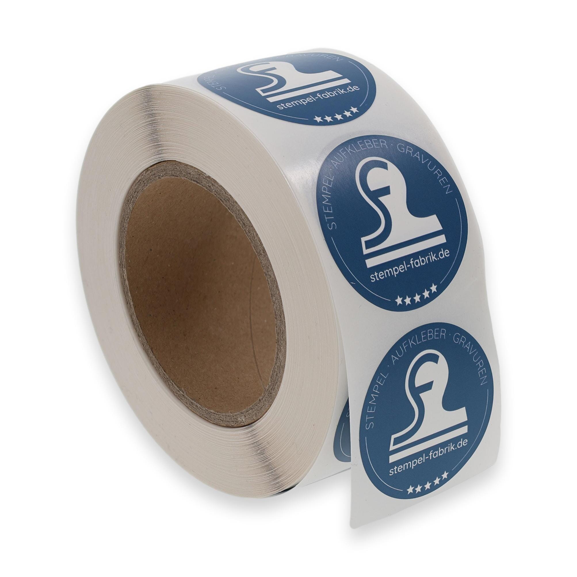 Bedruckte Haftpapier-Etiketten auf Rollen, digital gedruckt, ideal für Labeling und Organisation, von aufkleberdrucker.de