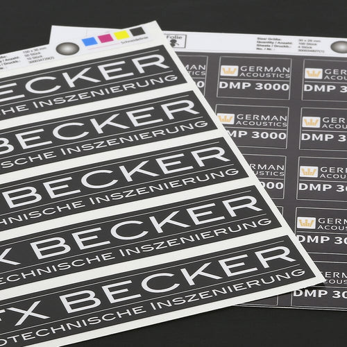 Vinyl Aufkleber – Folienaufkleber Standard - aufkleberdrucker.de