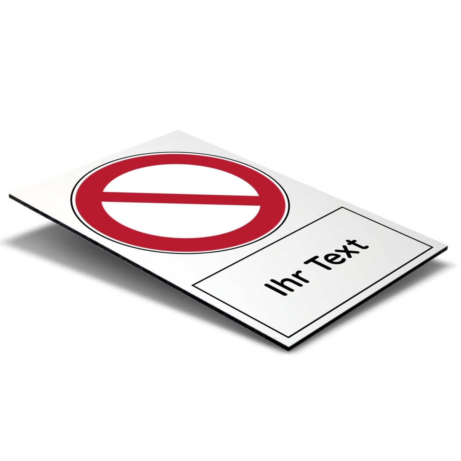 Verbotsschild mit Text, 200x300 mm, nach EN ISO 7010, aufkleberdrucker.de, deutliches Schild für Sicherheitsbereich