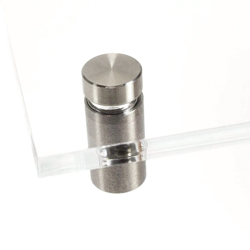 4 Stück Edelstahl Abstandshalter 10 x 15 mm schraubbar