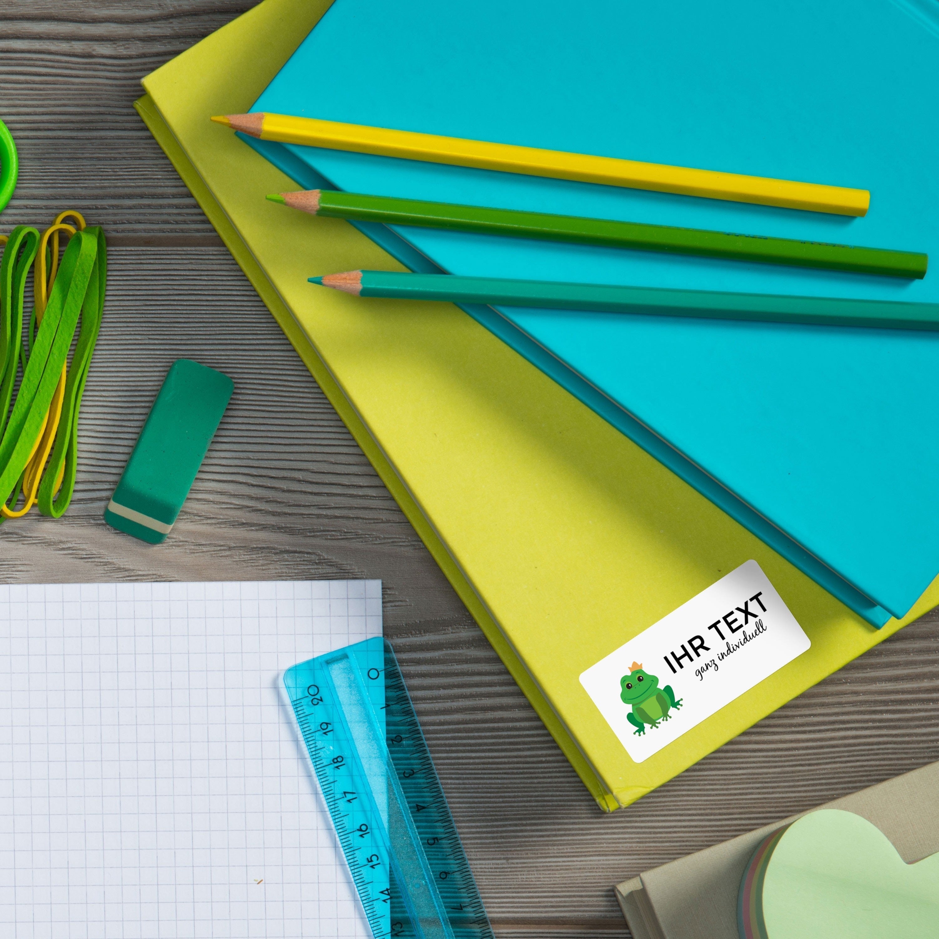 Adress-Etiketten für Kinder, 60x30 mm, 250 Stück, aufkleberdrucker.de, in Spenderkarton, bunte Rollenetiketten für Kinder.